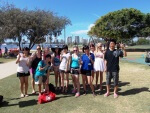 AICOL English school camp group enjoying Broadwater Parklands
