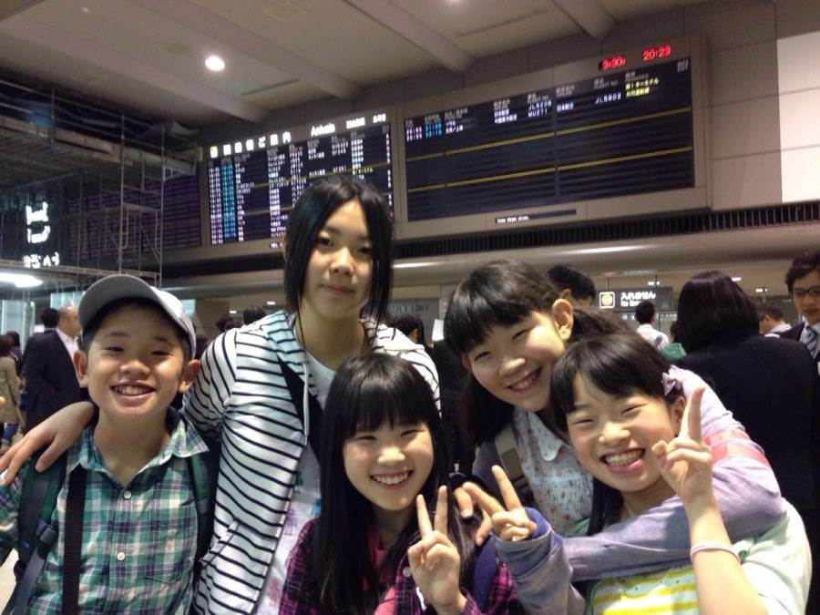 Happy students at Australian Airport