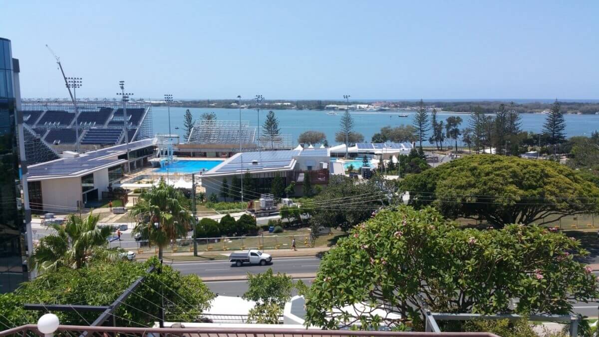 View from Gold Coast English school