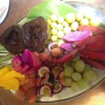 Healthy food activity at English school