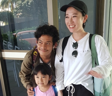 Parent and Child with AICOL student