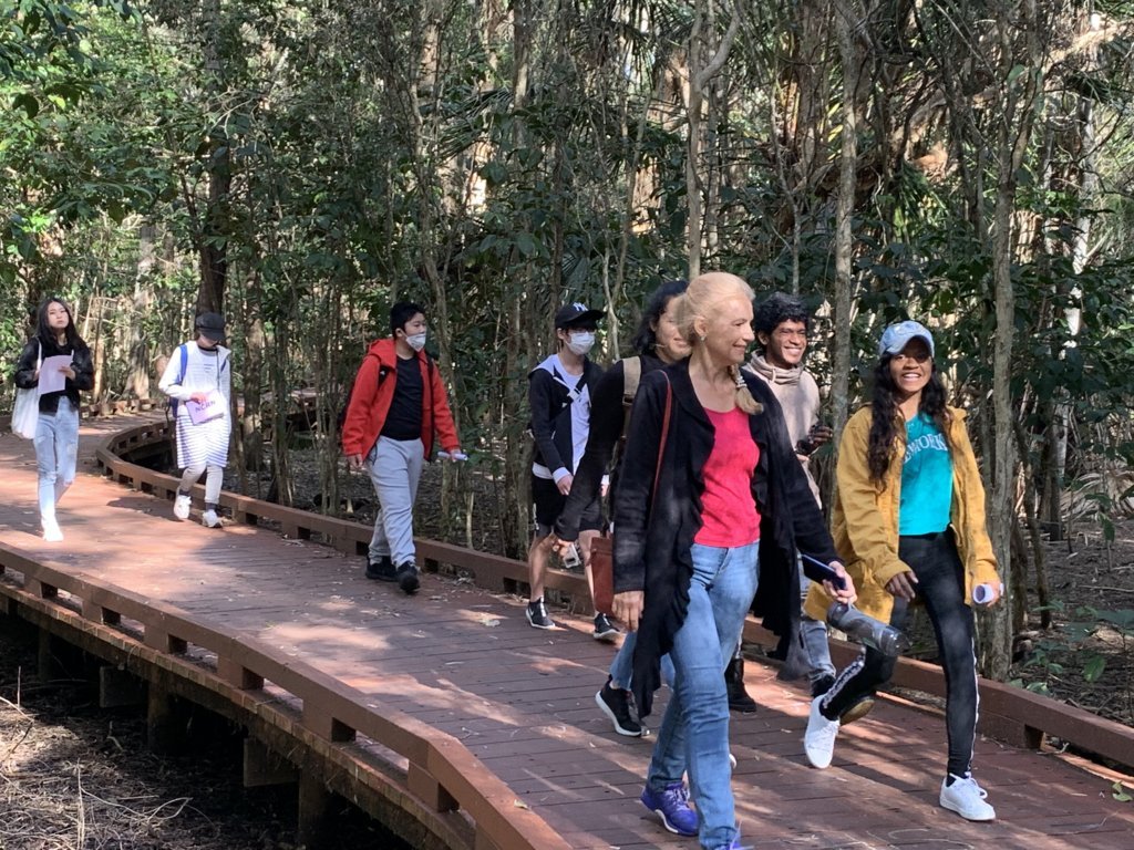 Outdoor English Class at AICOL Gold Coast School