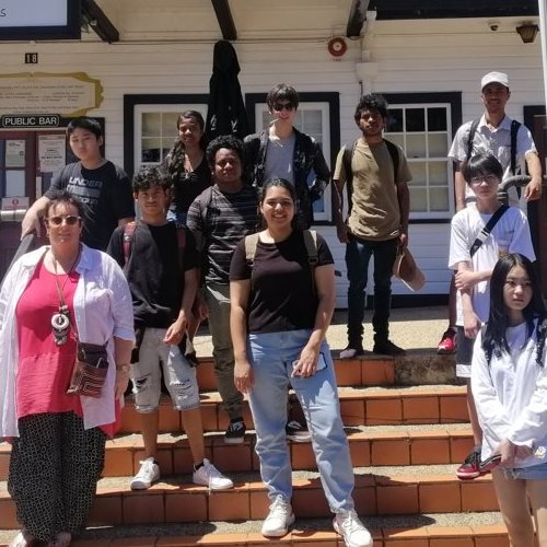 AICOL English class visiting Canungra