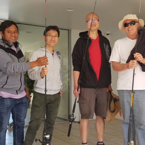 John's class English fishing activity