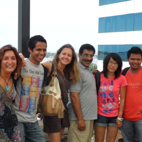 AICOL IELTS and CAE students