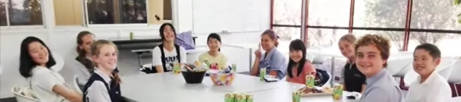 students with buddies at State government school