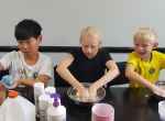 AICOL Junior School students YL slime class! AICOL Junior School students