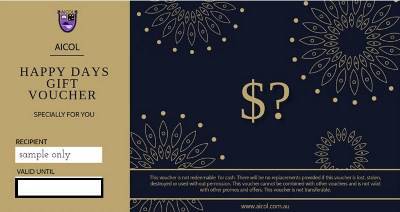 ギフトカード - AICOL ゴールドコースト英語学校