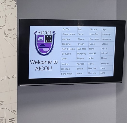 Welcoming New Students to AICOL English school