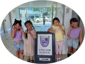 Kids learning English at AICOL Gold Coast English School