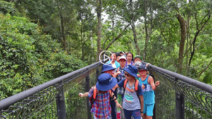 Kids at AICOL on outdoor activities