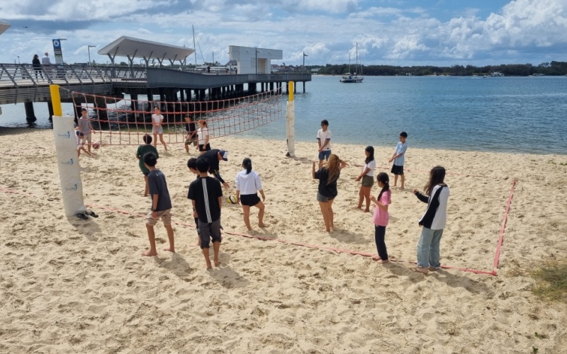 Volleyball20240911_110152 800x500 221kb Another Sumer Camp activity at Gold Coast English School - volleyball.