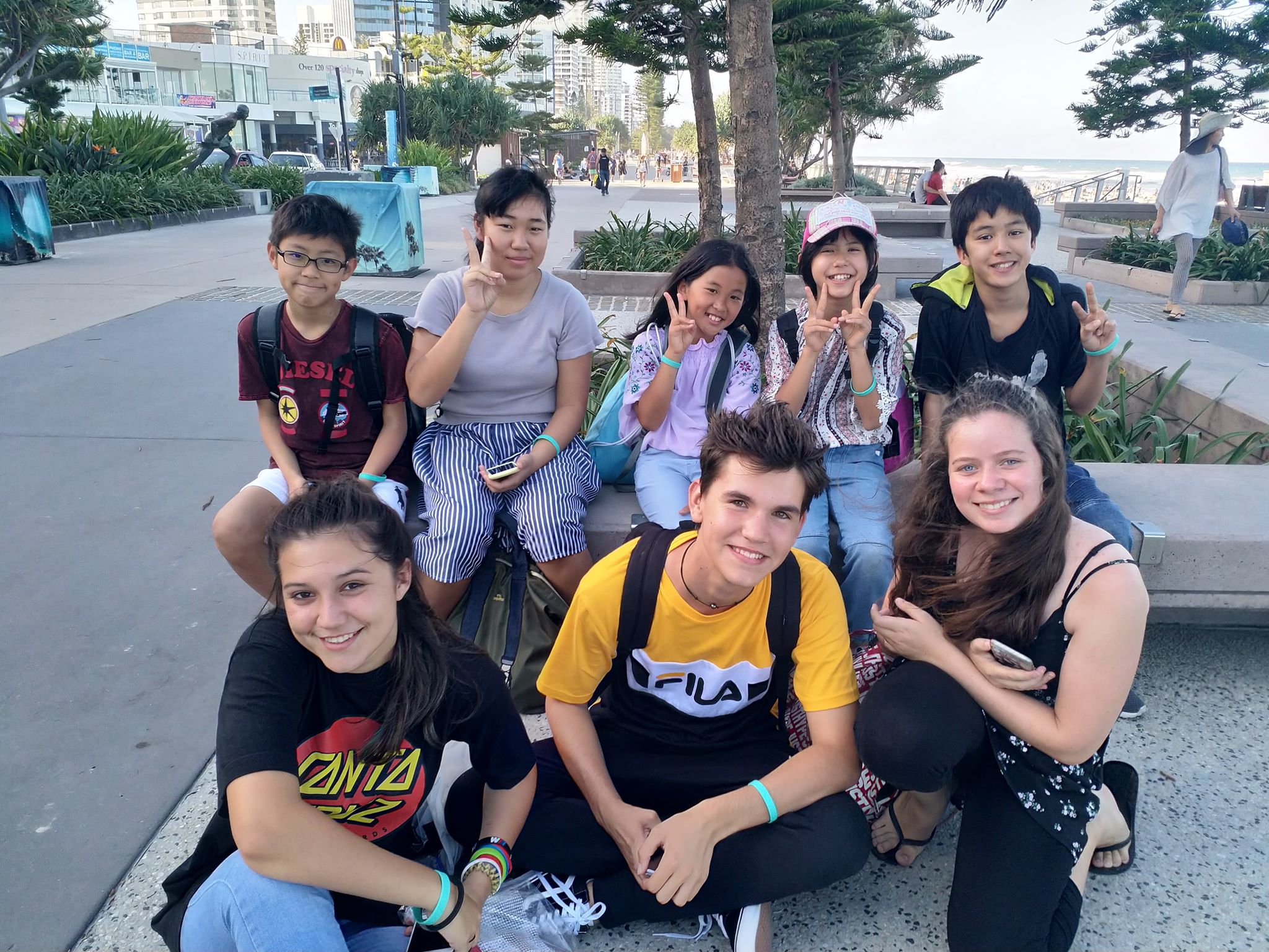 S.p1 family holiday friends at AICOL English school